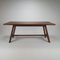 Mid-Century French Modernist Oak Dining Table, 1950s 2
