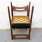 Stühle aus Teak und Schwarzem Kunstleder, 1950er, 6er Set 9