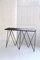 Giraffe Console Table with Natural Linoleum Top in Black by &New, Image 4