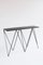 Giraffe Console Table with Natural Linoleum Top in Black by &New 1