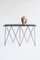 Giraffe Console Table with Natural Linoleum Top in Black by &New, Image 2