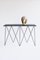 Table Console Giraffe avec Plateau en Linoléum Naturel Noir par &New 2