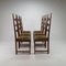 Mid-Century French Modernist Oak Dining Chairs, 1950s, Set of 6, Image 2