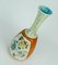 Mid-Century Italian Leather-Covered & Handpainted Vase by Coccio 4