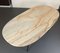 Vintage Italian Wood and White Marble Dining Table, 1950s, Image 5