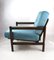 Vintage Turquoise Armchair, 1970s 4