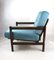 Vintage Turquoise Armchair, 1970s, Image 4