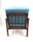 Vintage Turquoise Armchair, 1970s, Image 9