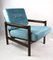 Fauteuil Vintage Turquoise, 1970s 1