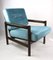 Vintage Turquoise Armchair, 1970s, Image 1