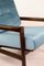 Fauteuil Vintage Turquoise, 1970s 2