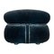 Poltrona e pouf Soriana di velluto a coste marrone di Afra & Tobia Scarpa per Cassina, 1972, set di 2, Immagine 10