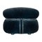 Set of Brown Corduroy Soriana Armchair & Pouf by Afra & Tobia Scarpa for Cassina, 1972 10