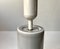 Lámpara de mesa Celadon cilíndrica en gris de Aksel Larsen para Axella, años 70, Imagen 4