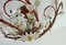 Florale Vintage Hollywood Regency / Florentine Stil Metall & Kristallglas Deckenlampe 5