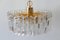 Large Ice Glass Palazzo Chandelier from Kalmar Franken 5