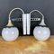 Mid-Century Itlian White Sconces by Targetti Sankey, 1960s Set of 2, Image 10