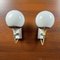 Mid-Century Itlian White Sconces by Targetti Sankey, 1960s Set of 2 14