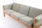 Vintage Solid Oak GE-40 / 3 Sofa by Hans J. Wegner for Getama 6