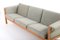 Vintage Solid Oak GE-40 / 3 Sofa by Hans J. Wegner for Getama, Image 6