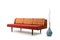 Divan GE-258 en Teck et en Osier par Hans J. Wegner pour Getama 3