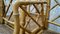 Sedie da pranzo Chippendale in bambù e similpelle, Cina, set di 8, Immagine 12