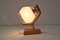 Lámpara de mesa de madera de Drevo Humpolec, años 70, Imagen 7