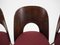 Beech Dining Chairs by Oswald Haerdtl for Ton/Thonet, Czechoslovakia, 1960s, Set of 4 5