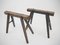 Industrial Trestle Tables, Early 20th Century, Set of 2, Image 13