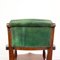 English Antique Mahogany and Buttoned Leather Desk Chair by Cornelius v Smith, 1890s 8