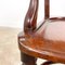 English Antique Mahogany and Buttoned Leather Desk Chair by Cornelius v Smith, 1890s, Image 18