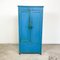 Blue and Green Two Door Wooden Factory Locker 8