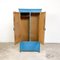 Blue and Green Two Door Wooden Factory Locker 12