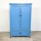 Blue Four Door Wooden Factory Locker 8