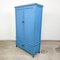 Blue Four Door Wooden Factory Locker 5