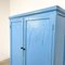 Blue Four Door Wooden Factory Locker, Image 10