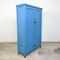 Blue Four Door Wooden Factory Locker 2