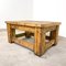 Industrieller Couchtisch aus Holz 6