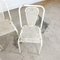 Vintage Industrial Metal Bistro Chairs by Rene Malaval, Set of 4 5