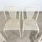 Industrielle Vintage Bistro Stühle aus Metall von Rene Malaval, 4er Set 4