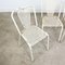 Vintage Industrial Metal Bistro Chairs by Rene Malaval, Set of 4, Image 3