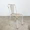 Industrielle Vintage Bistro Stühle aus Metall von Rene Malaval, 3er Set 5