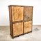 Tall Industrial Wooden Bank of Drawers 17