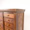 Tall Industrial Wooden Bank of Drawers 8