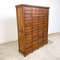 Tall Industrial Wooden Bank of Drawers 2