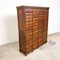 Tall Industrial Wooden Bank of Drawers 2
