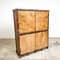 Tall Industrial Wooden Bank of Drawers 18