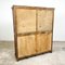 Tall Industrial Wooden Bank of Drawers 14