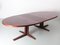 Mid-Century Scandinavian Oval Dining Table in Rio Rosewood by John Mortensen for Heltborg Møbler 6