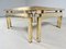 Brass and Smoked Glass Coffee Table, 1970s 6
